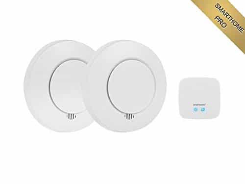 Détecteur Fumée Connecté Verisure - Compatible Kits Alarme DIY, Notification Mobile, Intervention à Distance